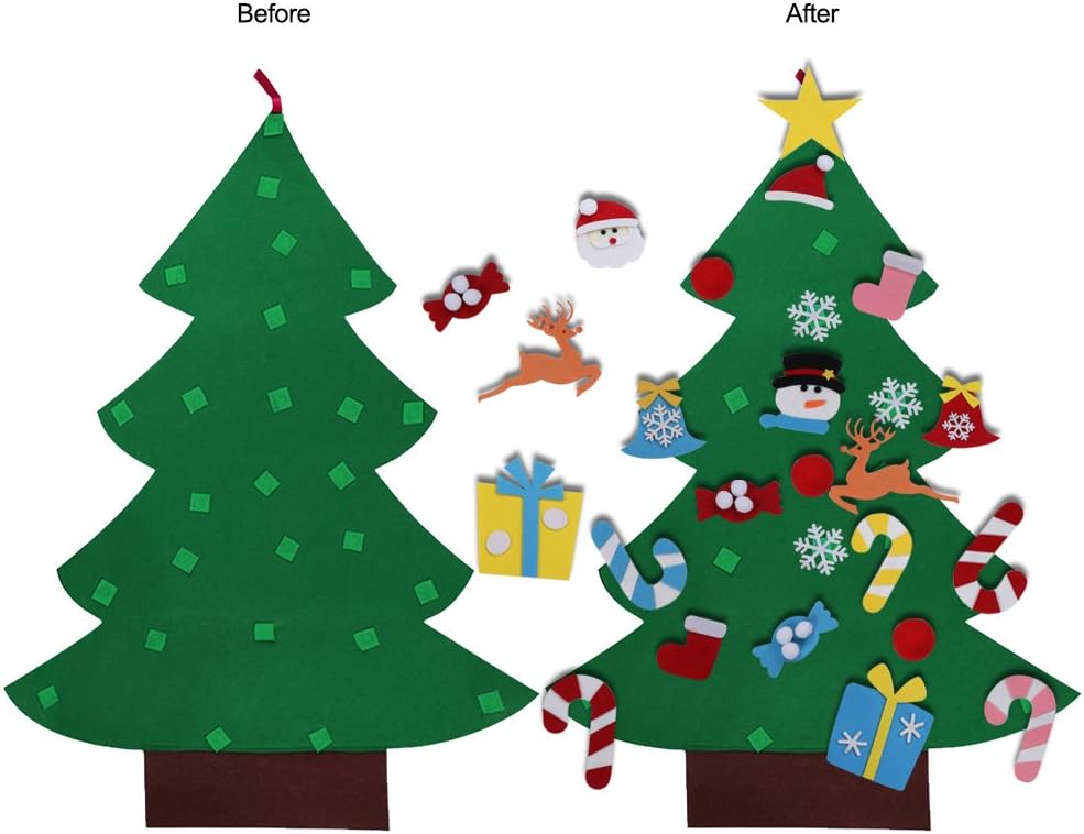 Felt Christmas Tree Decoration Activity