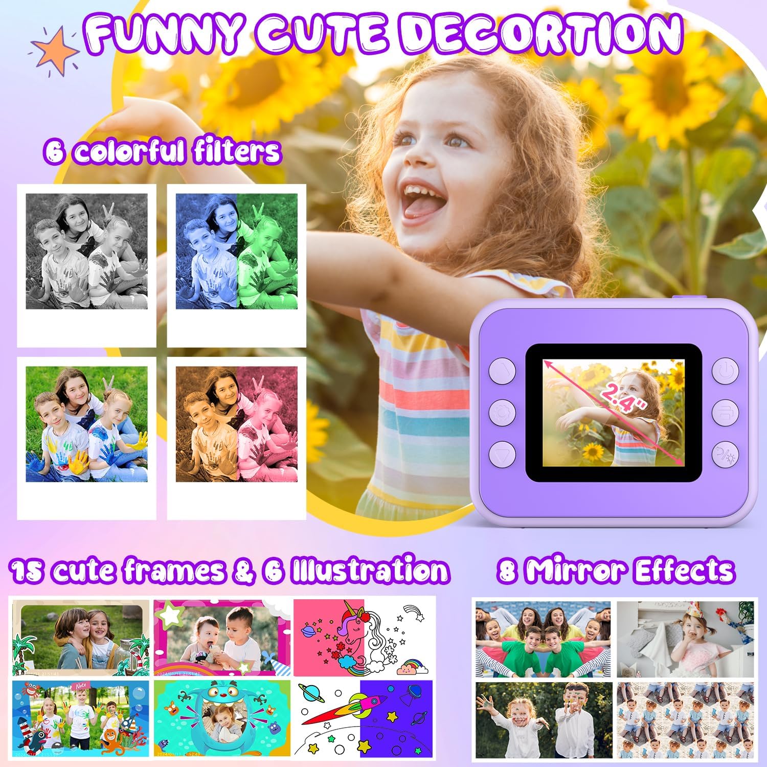 Kids Instant Print Camera