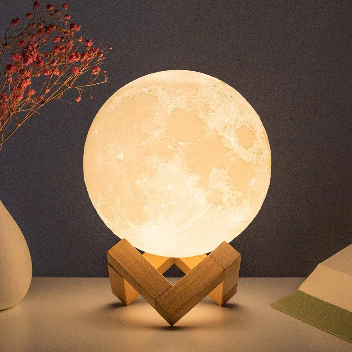 Glowing Moon Lamp