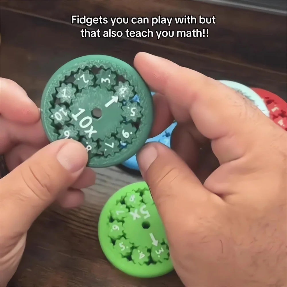 Math Fidget Spinners