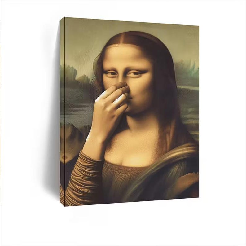 The "P.U." Mona Lisa