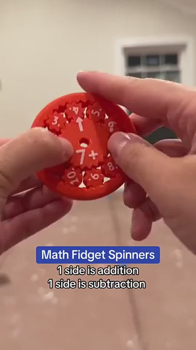 Math Fidget Spinners